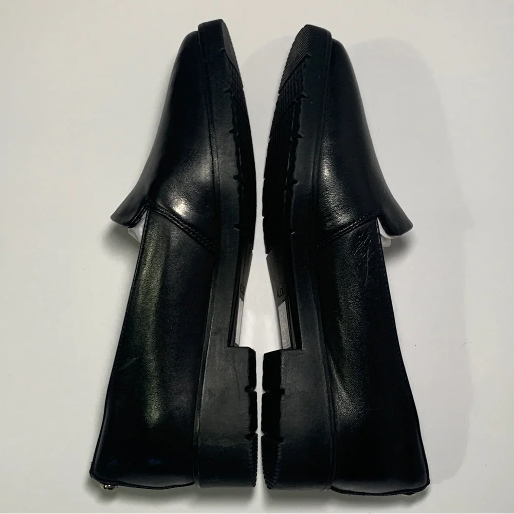 NEW ALDO Women's Slip on Black Genuine Leather Loafers Size 6 Flats Shoes - Picture 14 of 14